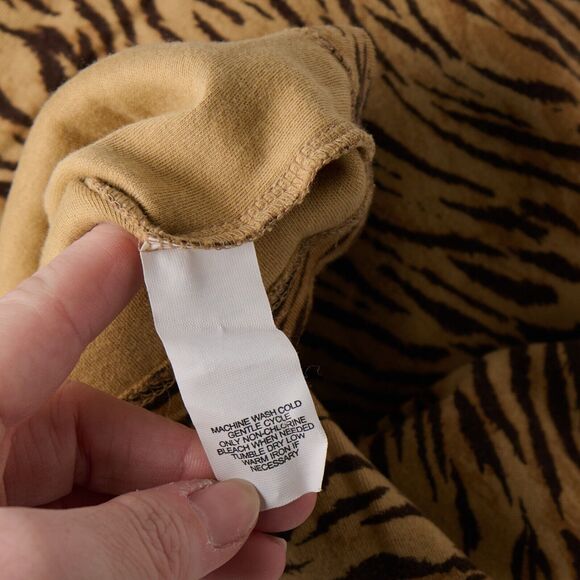 Jones New York Sport T-Shirt Women’s M Tiger Animal Print 100% Cotton Safari Y2K - Picture 6 of 7